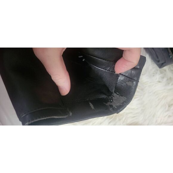 Isaac Mizrahi Size 8.5 VICKY Leather Wedge Ankle Booties New - Picture 9 of 10